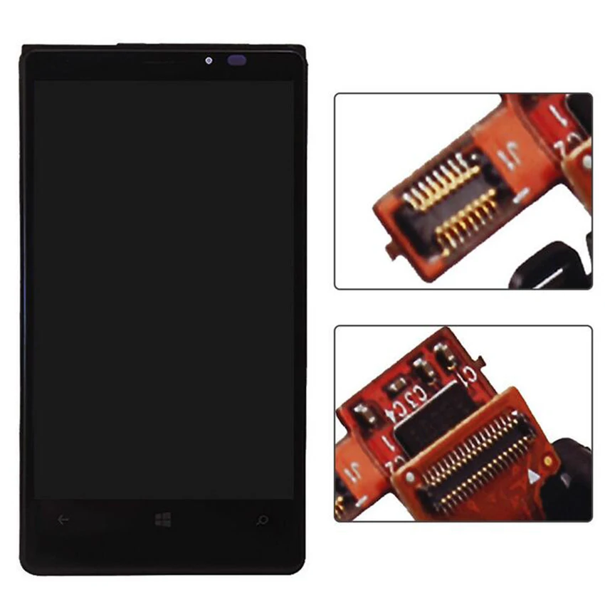 Для Nokia Lumia 920 RM 822 821 820 LCD дисплей + сенсорный экран дигитайзер в сборе рамка
