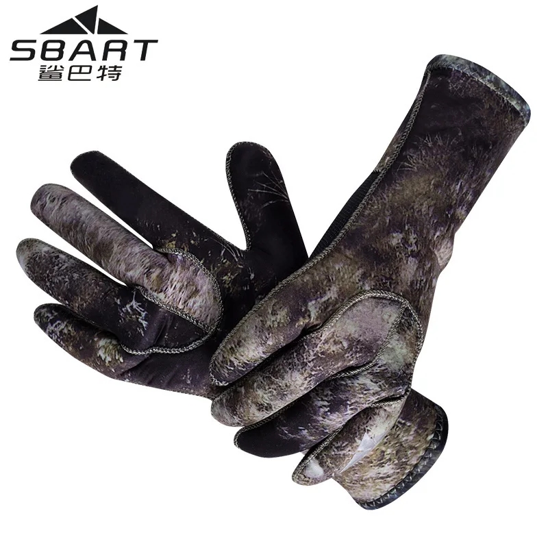 

SBART new style, 3mm neoprene rubber submersible,puncture, protective gloves,men and women diving gloves