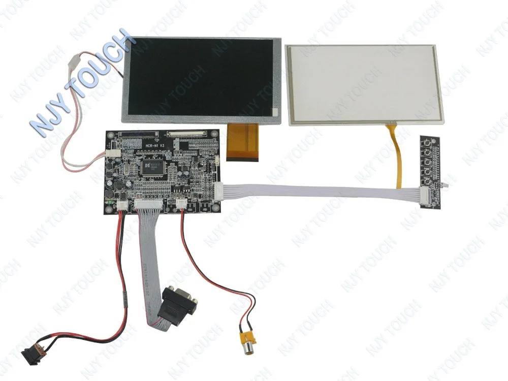 ЖК экран 6 2 дюйма TFT TM062RDH03 800x480 60Pin + контроллер VGA AV дигитайзер|controller control|control panelpanel