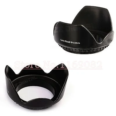 2 шт. 55 мм бленда для объектива A35 A37 A55 A65 A77 A57 DT 18 35 f/1 8 200 70 мм|flower lens hood|lens hood55mm hood |