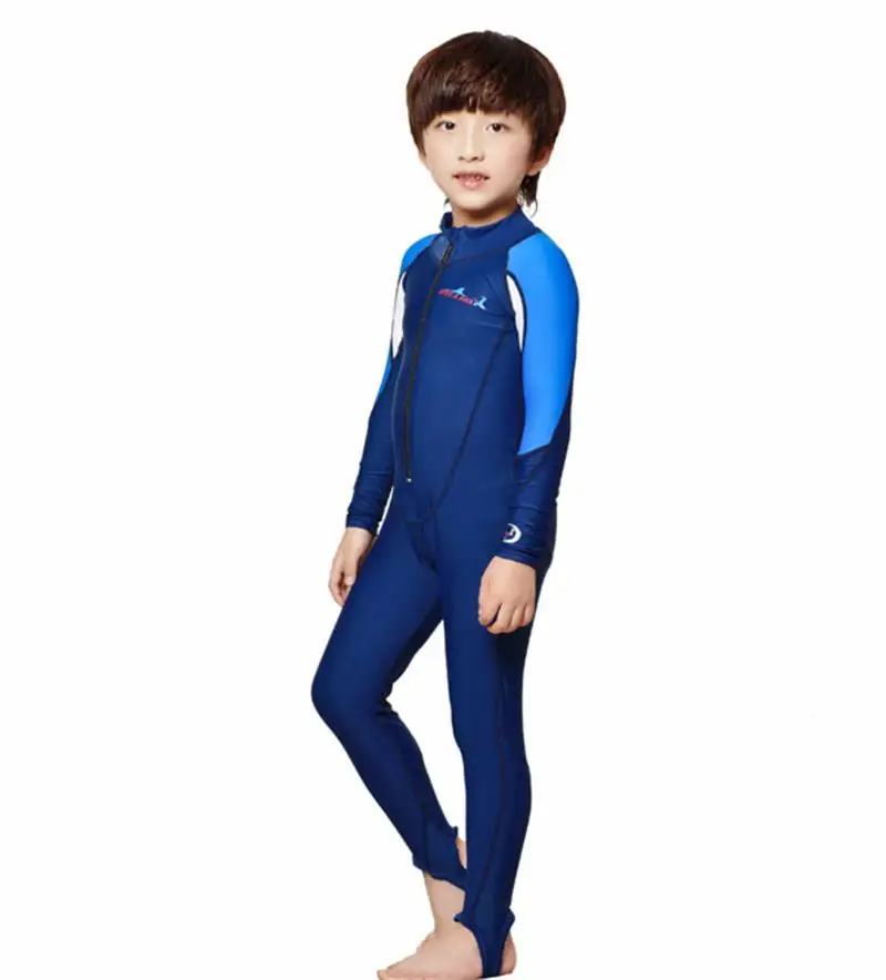Гидрокостюм большого размера детский купальный костюм цельные купальники для