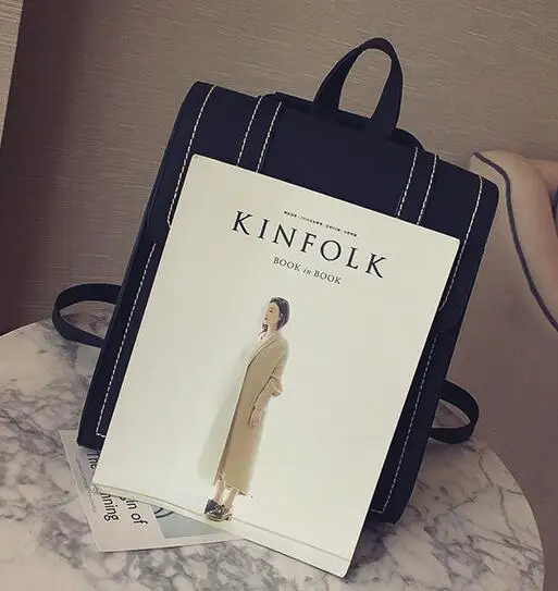 

School Backpacks Style 2018 New Retro Fashion Women Backpack High-quality PU Leather Portable Shoulder bag Travel Books Rucksack