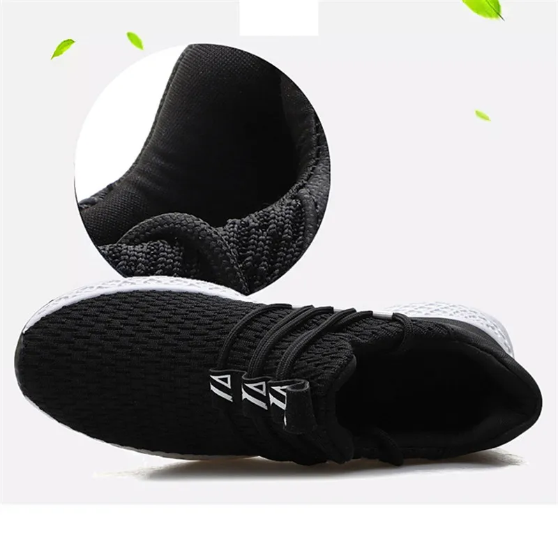 Дышащая сетчатая обувь для бега мужчин Легкая летняя спортивная улицы удобная