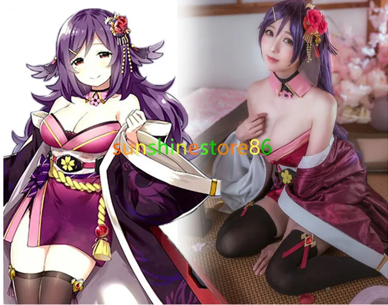 Высокое качество аниме Azur переулок Hosho Косплей костюмы на заказ| |