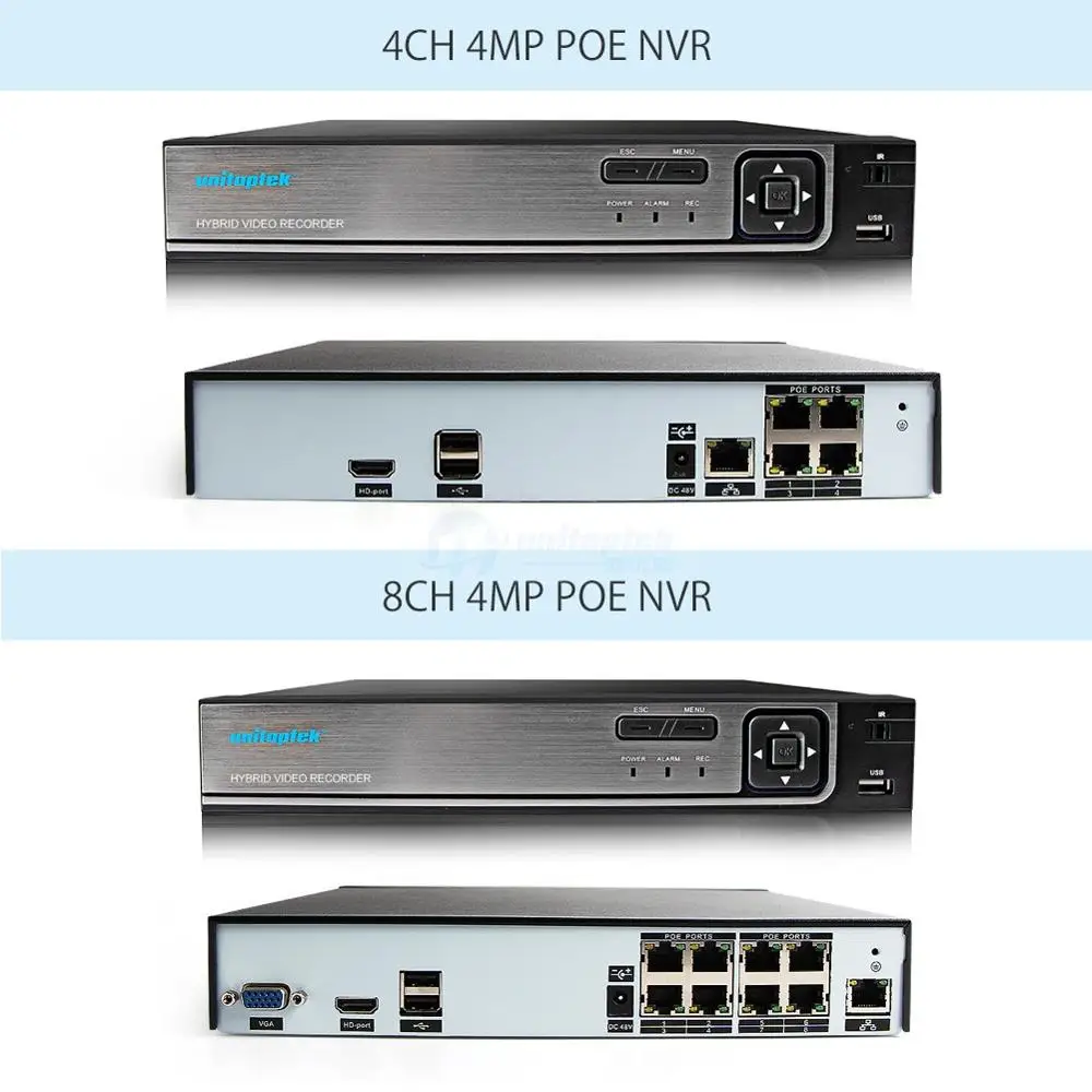 4CH 8CH 4MP 48 V POE NVR 2.0MP 3000TVL ip камера ночного видения CCTV система Plug and Play комплект