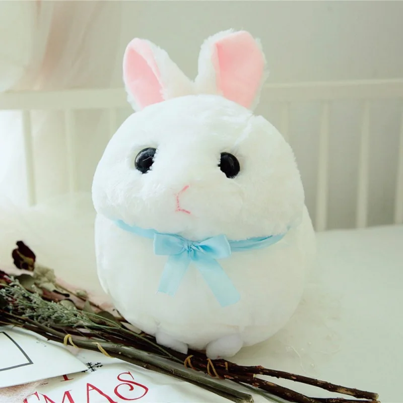 Fashion Cute Baby Toys Round Rabbit Plush Toy Chubby Doll Having Two Colors Suitable For Kids to Play | Игрушки и хобби
