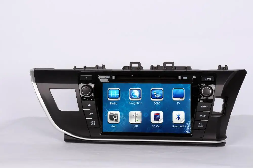 Автомобильный DVD-плеер 8 дюймов с GPS(opt) аудио радио стерео USB/SD AUX BT/TV головное