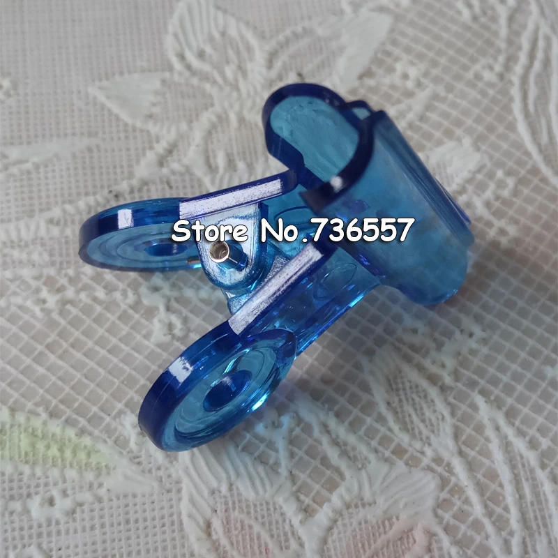 

Free shipping (12pcs/pack)50mm Plastic Clamp Multicolor spring clip office stationery Paper clip school supply
