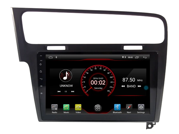 Deluxe Edition автомобильный Android 9 0 плеер для гольфа 7 GOLF7 10 2 &quotстерео автомобильные