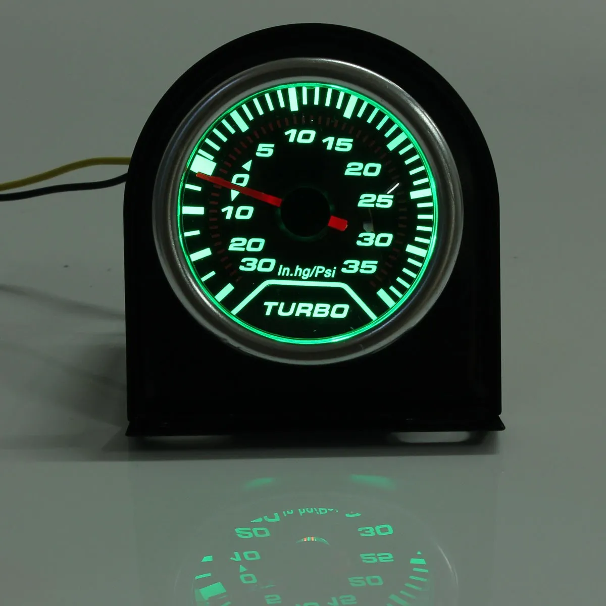 Универсальный автомобильный Автомобильный мотоцикл черный Meatl 52 мм 2 &quotодно