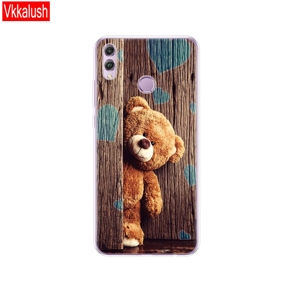 80062 Чехол для huawei Honor 8x, чехол, 6,5 дюймов, силиконовый мягкий ТПУ, задняя крышка для huawei Honor 8x, защитный чехол для телефона, s Shell, Coque, сумки - Цвет: 80062