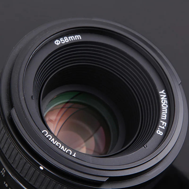Новинка стандартный основной объектив YONGNUO YN 50 мм F1.8 1:1 8 Большая диафрагма
