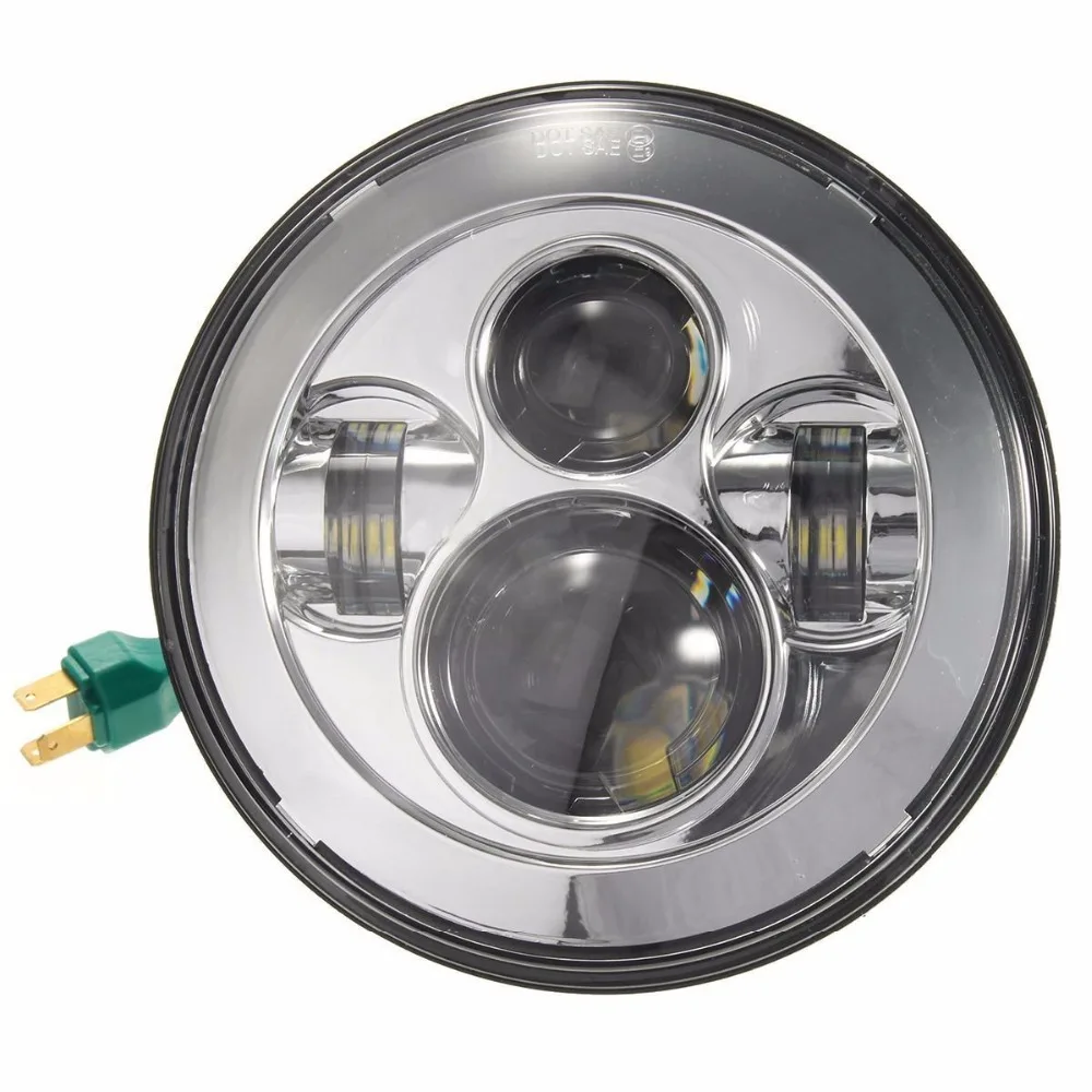 Акция! Фара светодиодная круглая 7 дюймов 3 шт./компл. 4 5 дюйма 30 Вт для мотоцикла