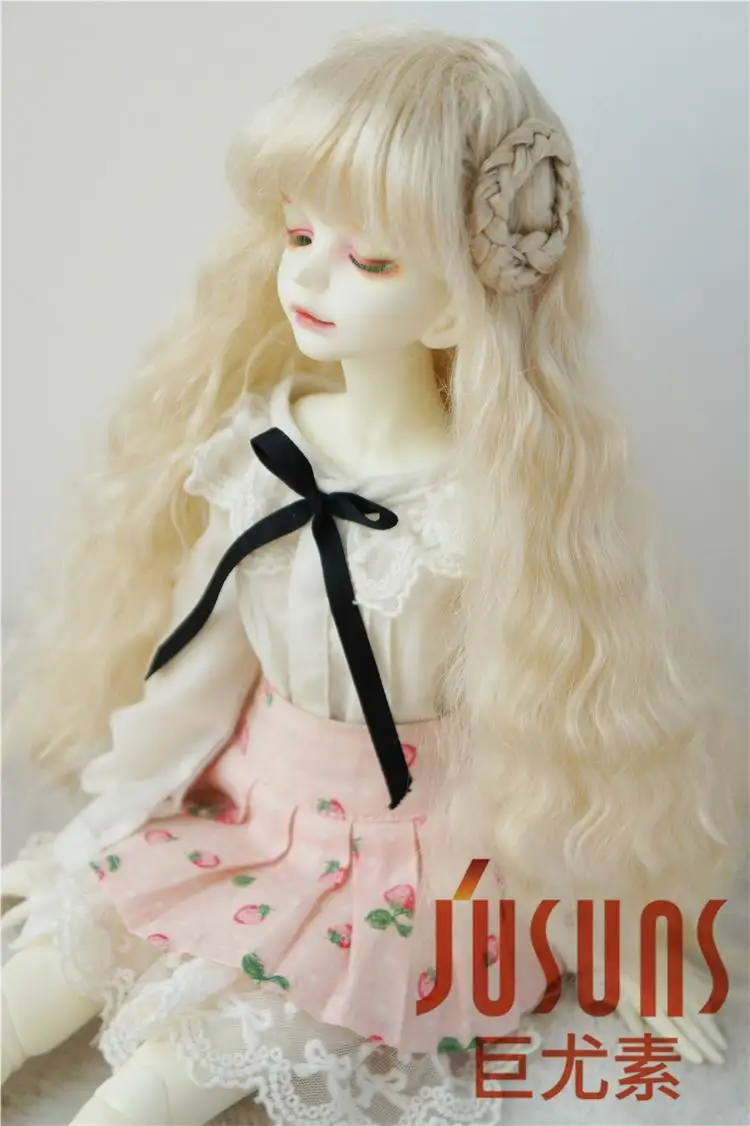 JD098 1/4 MSD BJD химическое мохер кукла парики довольно Sobazu парик 7-8 дюймов кукла аксессуары