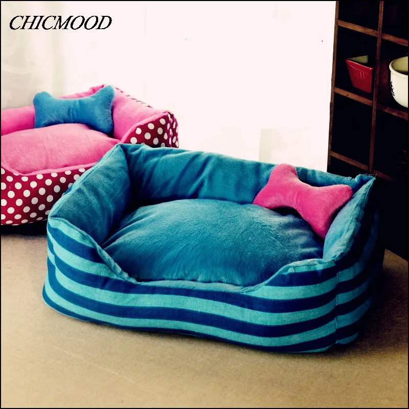 Кровати для собак маленьких дом прочный мягкий диван питомцев коврик щенков
