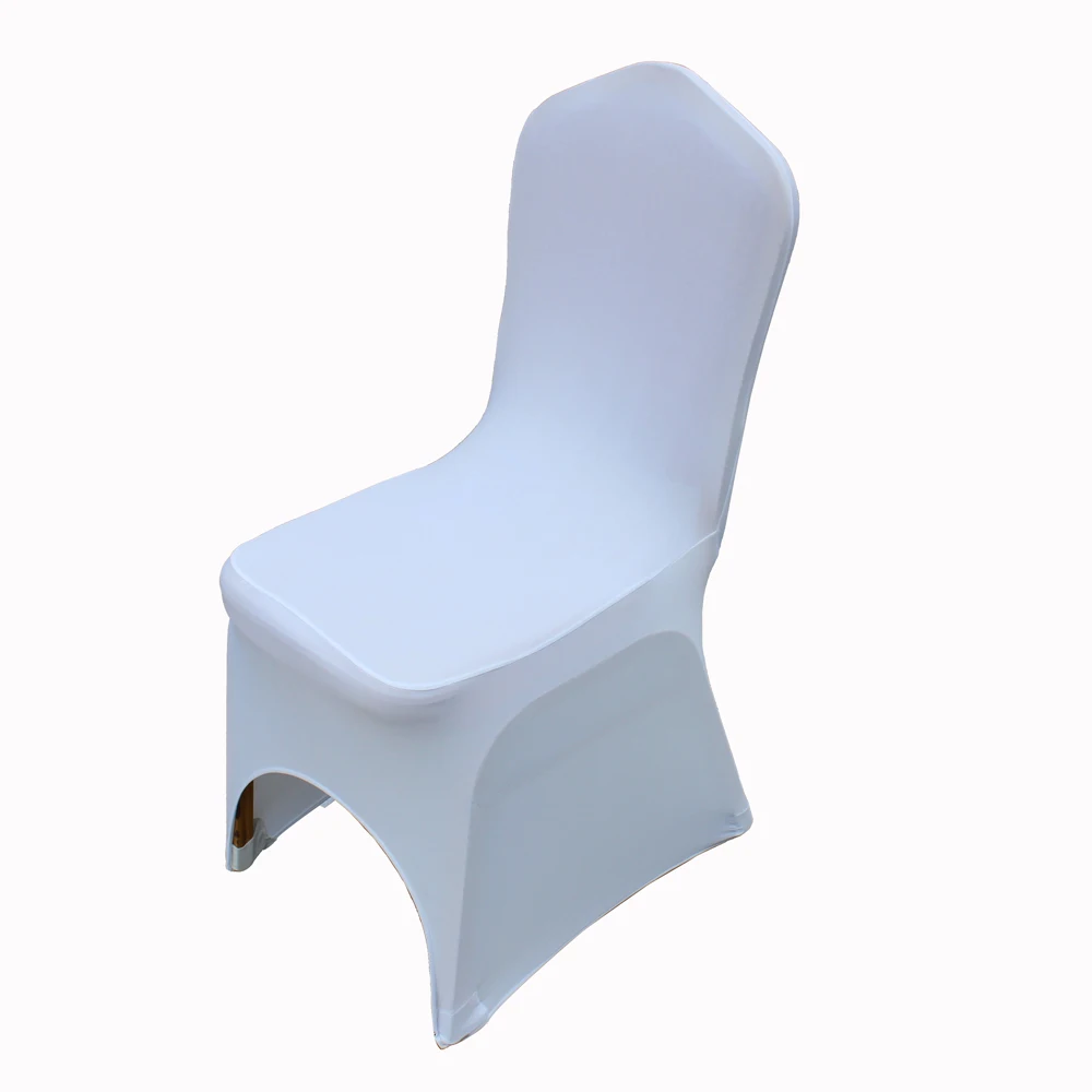 Лидер продаж 50 шт./лот Универсальный Белый растягивающийся Чехол для стула из