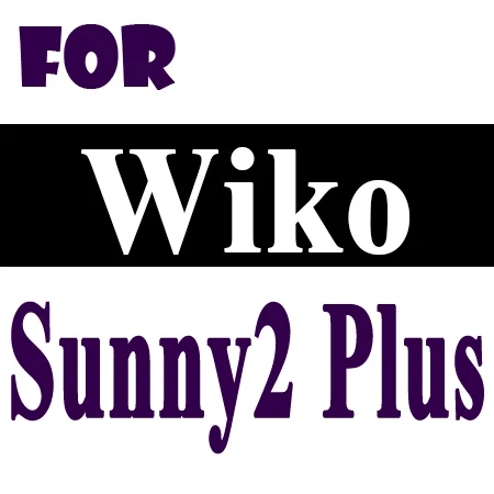 For Sunny2 plus Защитная пленка для экрана из закаленного стекла для Wiko lenny 2 3 4 Jerry Max 2 Sunny 2 Plus/Max Upulse Tommy2 Plus чехол для телефона HD 9H - Цвет: For Sunny2 plus