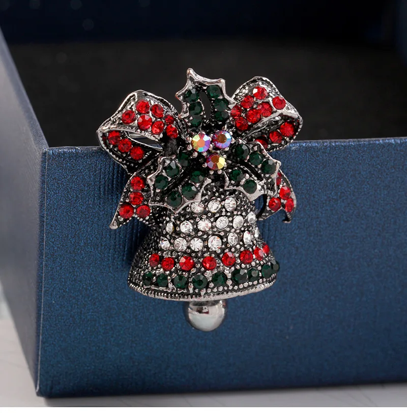 CINDY XIANG Красочные Броши с колокольчиком для женщин винтажные рождественские ювелирные изделия Модные Детские булавки платье пальто аксессуары подарок Лидер продаж