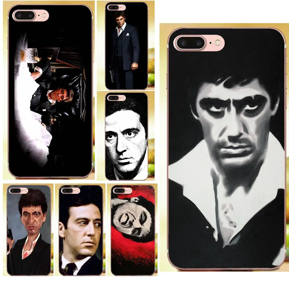 Scarface Al Capone для Sony Xperia Z Z1 Z2 Z3 Z4 Z5 compact Mini M2 M4 M5 T3 E3 E5 XA XA1 XZ Премиум мягкий ТПУ