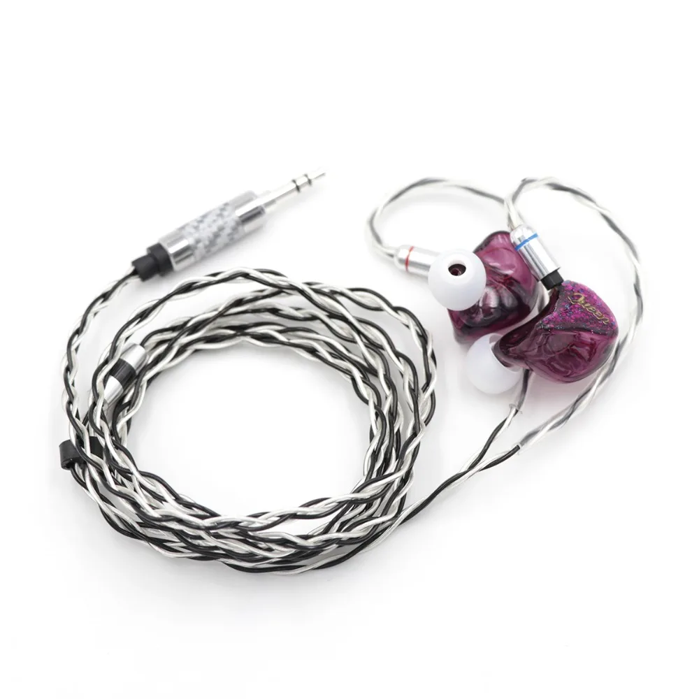 Queen Audio QM20 2BA наушники вкладыши с Ноулз сбалансированной арматуры драйверы 0,78 мм 2Pin съемный кабель