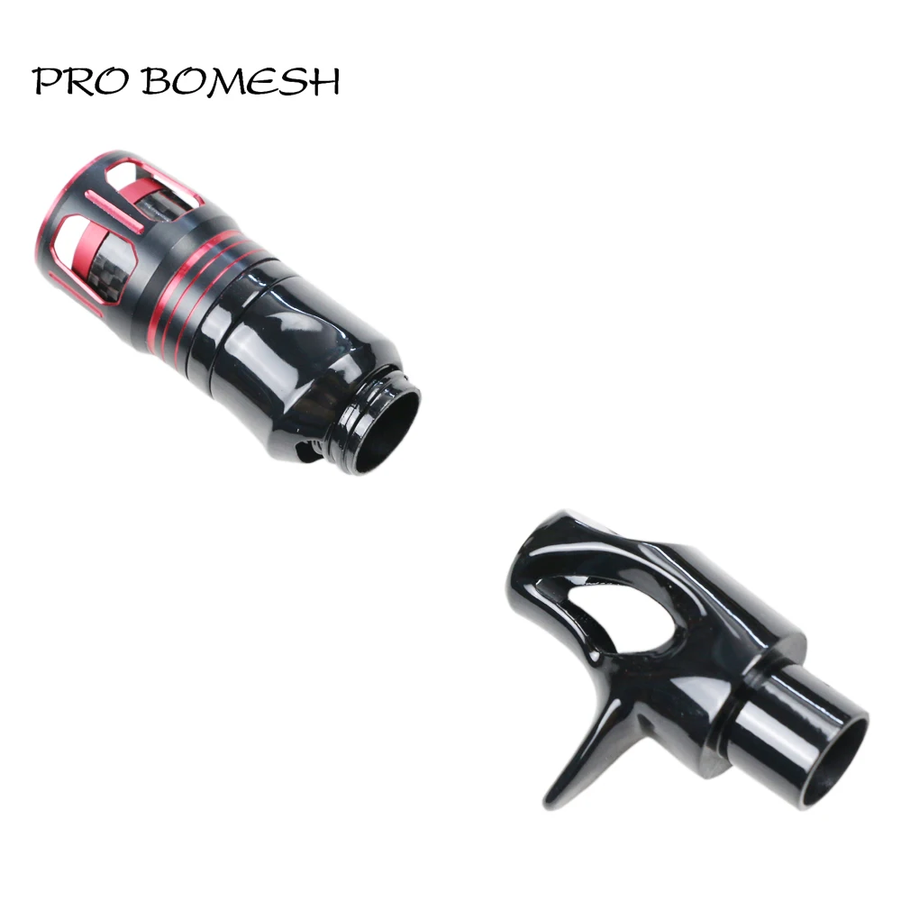 Pro Bomesh 1 комплект алюминиевая Зажимная гайка+ 3 K углеродная спиннинговая кастинговая катушка набор сидений DIY стержень строительный компонент ремонтный аксессуар
