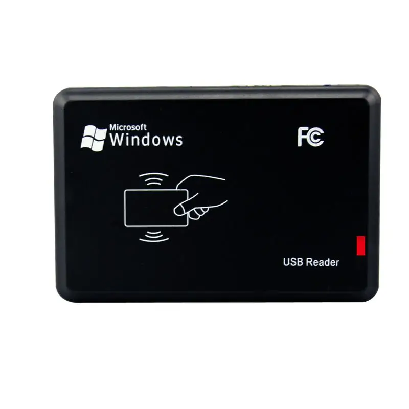 Считыватель 125 кГц RFID EM4100/ EM4200 USB разъем с 2 картами em4100 драйвер не требуется|reader
