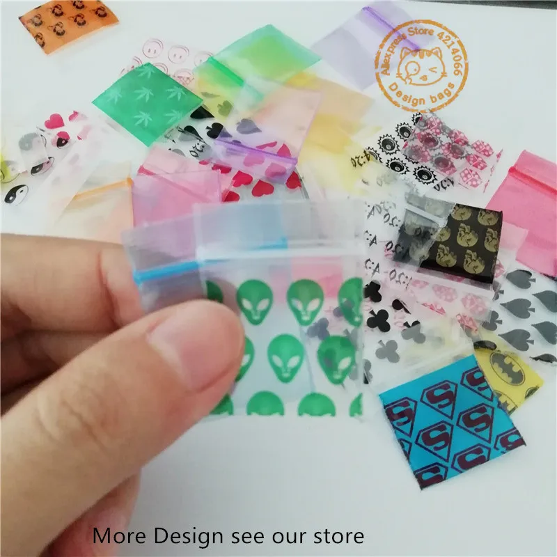 1515 Baggies Ziplock 100 Bags Bunny Rabbit Design Brand Plastic Poly Printed Bggies 1.5"x1.5"