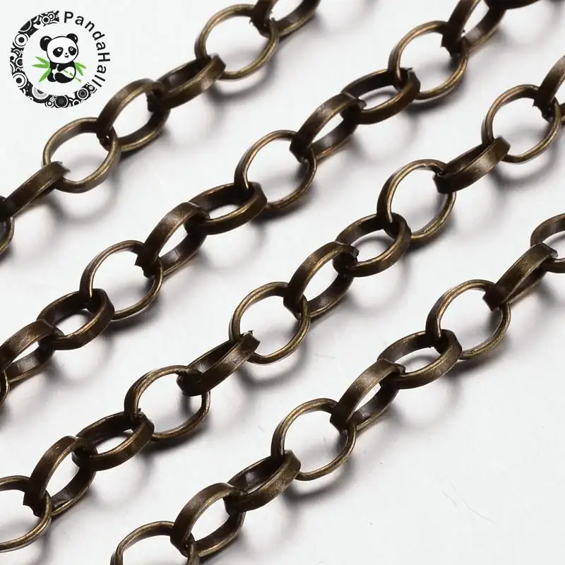 Новинка оптовые поставки антикварный бронзовый овальный Железный