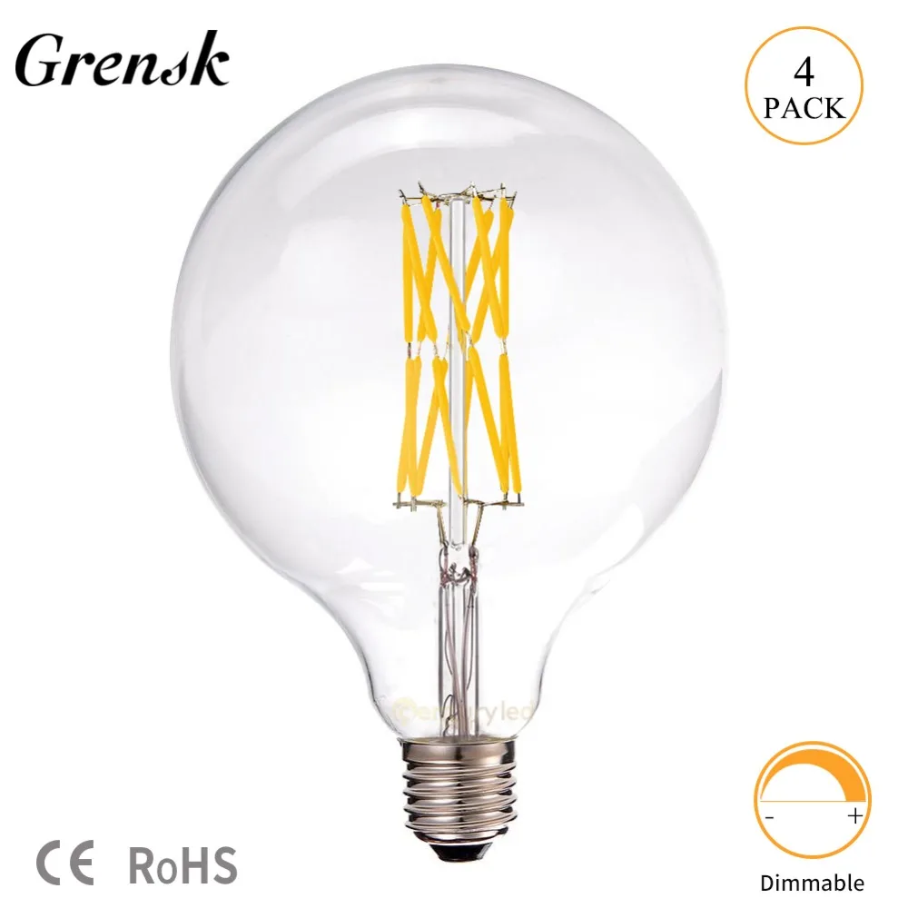 Grensk G125 16 Вт E27 светодиодсветодиодный винтажная лампа накаливания Эдисона