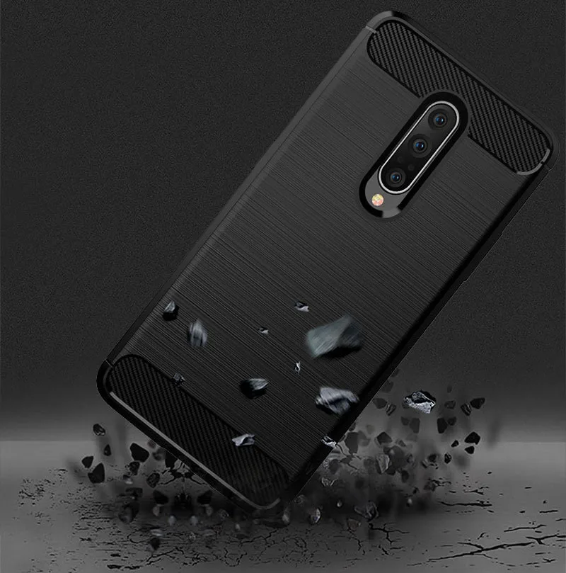 Амортизационный чехол из мягкого ТПУ с защитой от царапин углеродного волокна