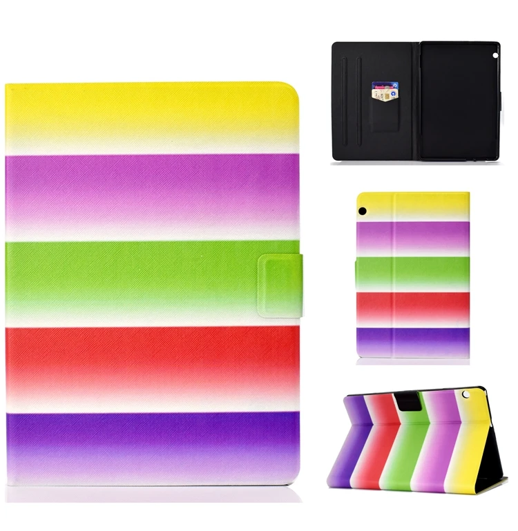 Чехол для планшета для Coque huawei MediaPad T5 10 10,1 Чехол кожаный флип-чехол с единорогом для Etui huawei MediaPad T5 10 10,1 Чехол-книжка