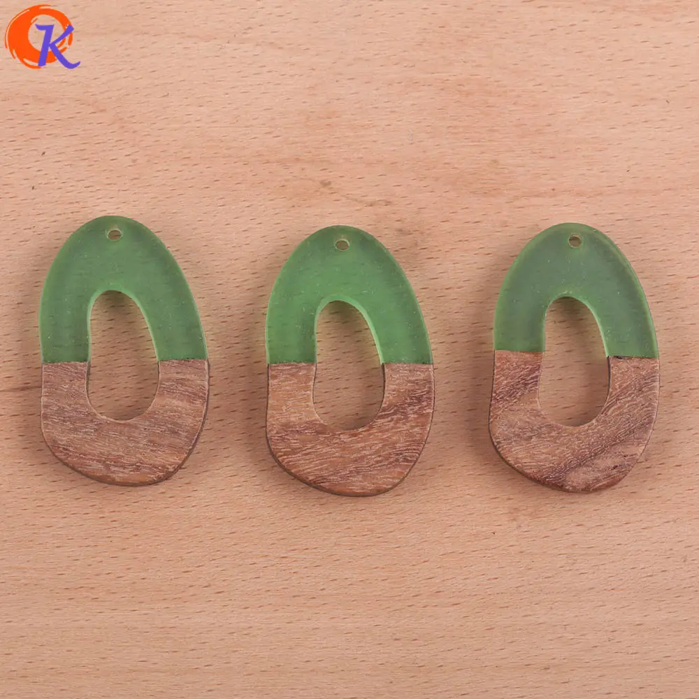 

Cordial Design 30Pcs 24*38MM Jewelry Accessories/Natural Wood & Resin/DIY Earrings Making/Drop Shape/Hand Made/Earring Findings
