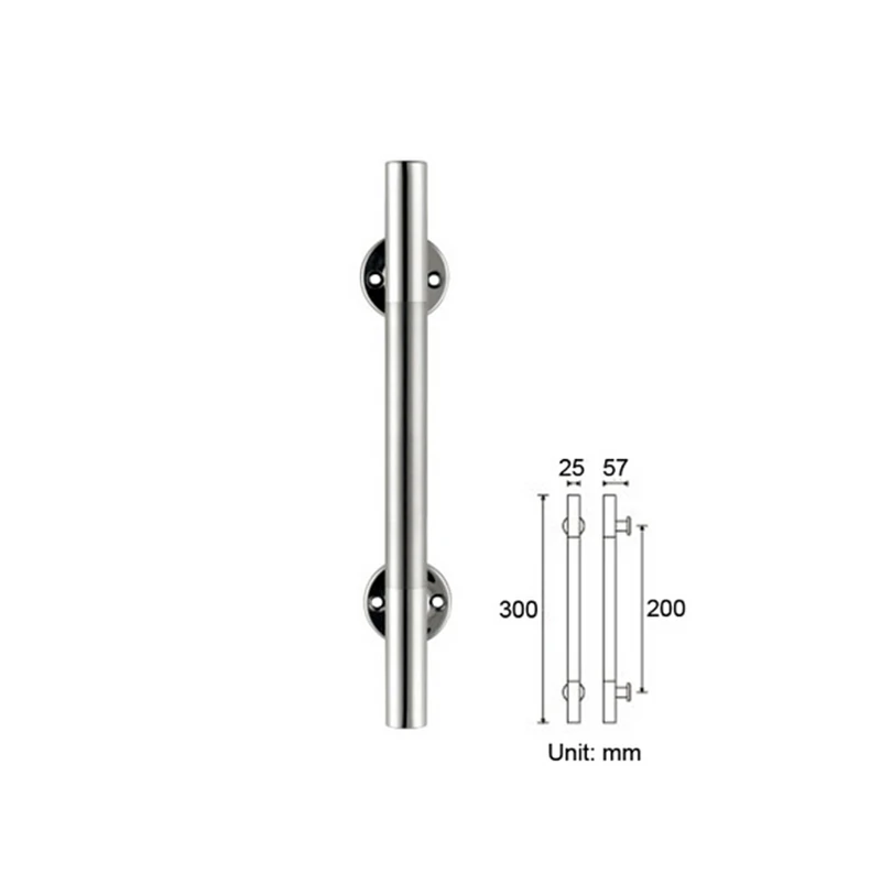 Бесплатная доставка практичная ручка для входной двери из нержавеющей стали 304