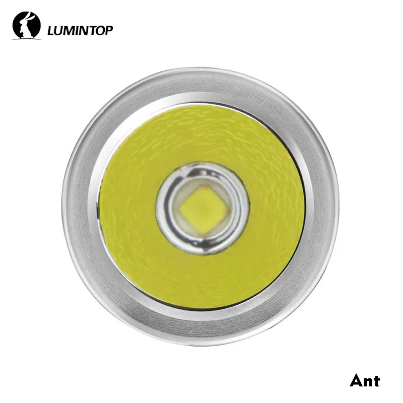 LuminTop Ant из нержавеющей стали AAA батарея 120lm EDC флэш-светильник s светильник вес Cree XP