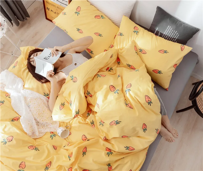 Одеяло из чистого хлопка набор постельных принадлежностей Комплект постельного