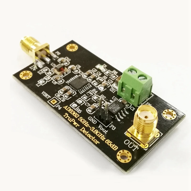 Ad8362 модуль для 3 8 Ghz Rf радиочастотная детектор Мощность обнаружения