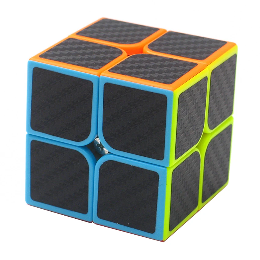 2x2x2 наклейка из углеродного волокна быстрые магические кубики детские игрушки