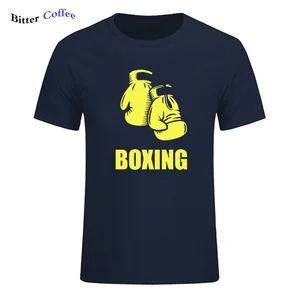 Лидер продаж, летняя футболка из 100% хлопка с забавными крутыми боксерскими перчатками, Мужская футболка с короткими рукавами, футболка в стиле хип-хоп, топы, европейский размер