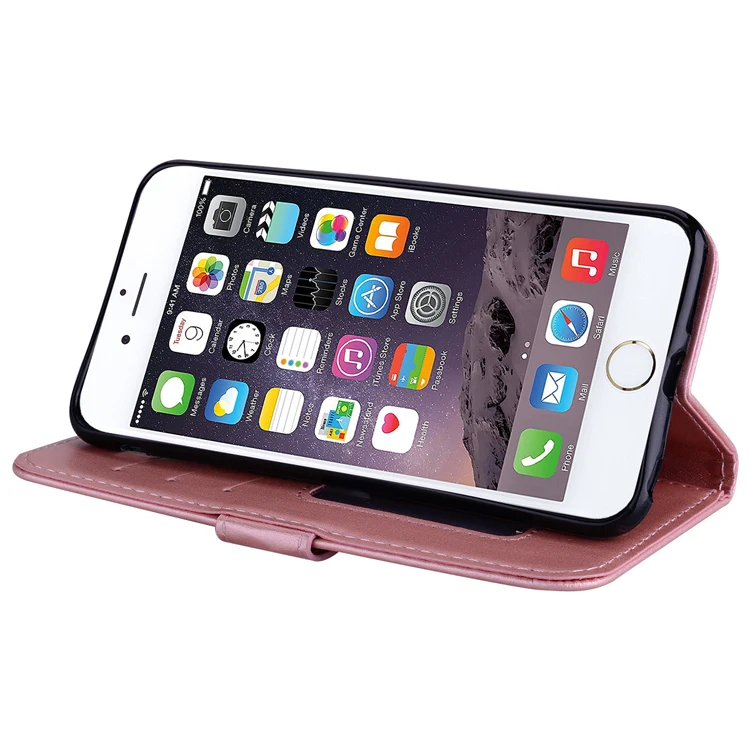 Блестящий кожаный чехол с радужным единорогом для iPhone X, 8, 7, 7 Plus, флип-кошелек, чехол-подставка для iPhone 6, 6S Plus, 5, 5S, SE, iPod iTouch5, 6