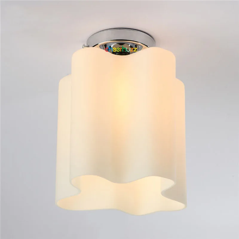 Современный минималистичный потолочный светильник из стекла Европейский