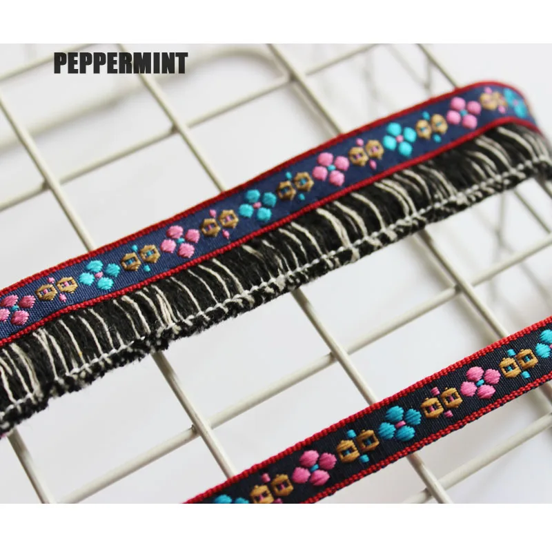 2 ярда отделка из полиэстера с бахромой золотая вышивка кисточка 5 см кружевной