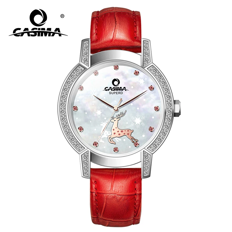 Relogio Feminino CASIMA Брендовые женские часы модные водонепроницаемые повседневные
