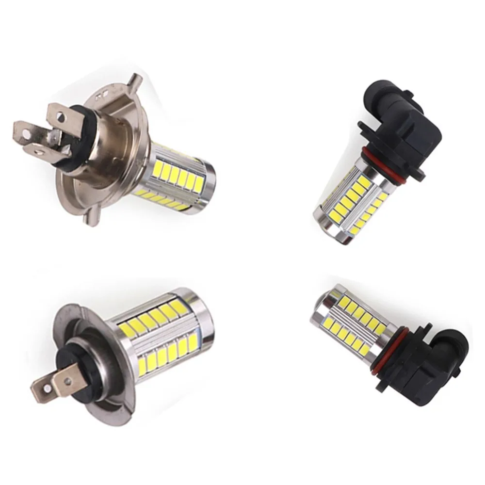 H4/H7/9005/9006 33SMD светодиодный с низким потреблением Высокая Мощность долгий срок службы автомобилей головной светильник лампочка работает светильник белый мотоцикл противотуманные лампы#272929