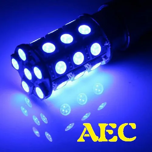 100X S25 1156 BA15S 27 SMD 5050 LED 27SMD 27LED Автомобильный указатель поворота Свет двери