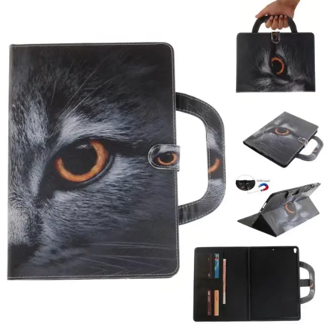 Cover Case For Mini4 Fashion Cartoon Pattern Flip Covers Funda Tablet Soft TPU Silicone iPad Mini 4 Leather Stand Shell+pen | Компьютеры и