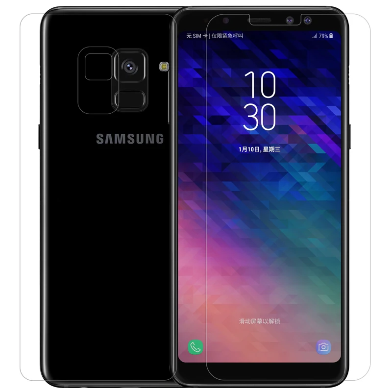 Nillkin для samsung Galaxy A8 2018 Стекло Удивительный Н/H + Pro закаленное Экран протектор плюс
