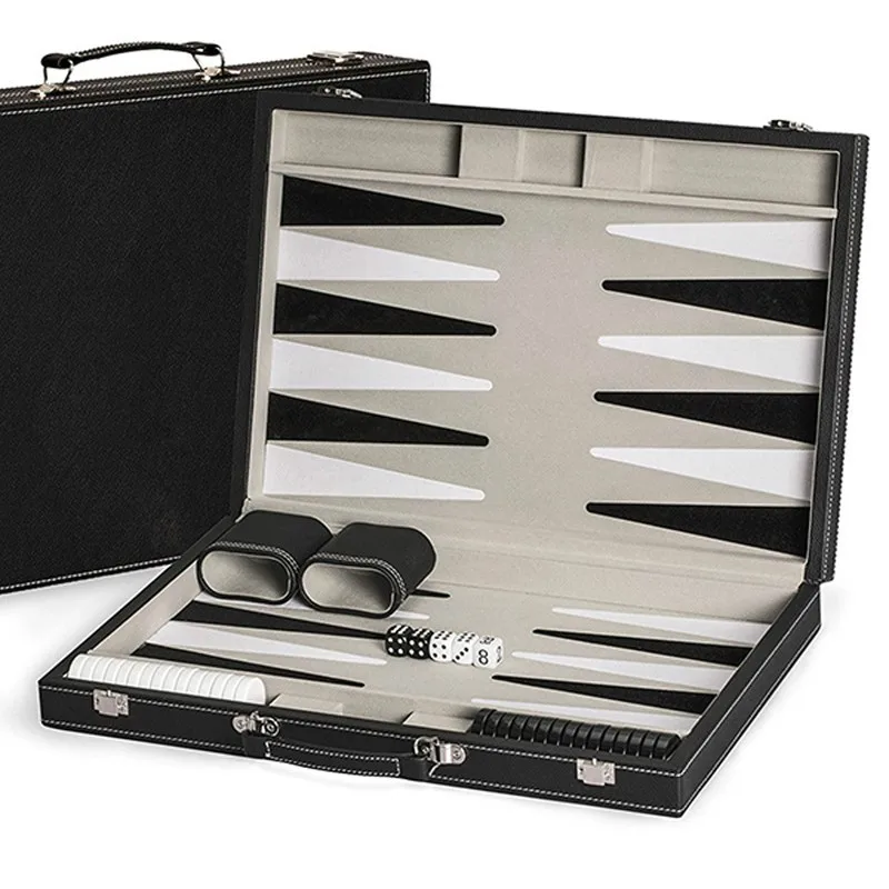 2019 Foreign Trade New Products Hot PU Leather Backgammon Leisure Games Chess High Quality |
