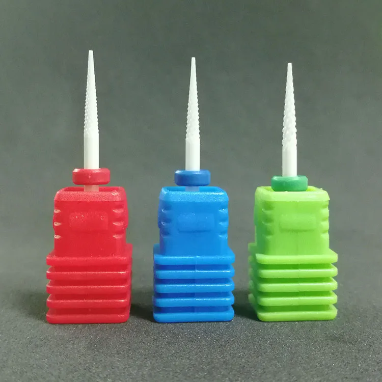 Маленькие керамические сверла сверло для дизайна ногтей конусное насадка