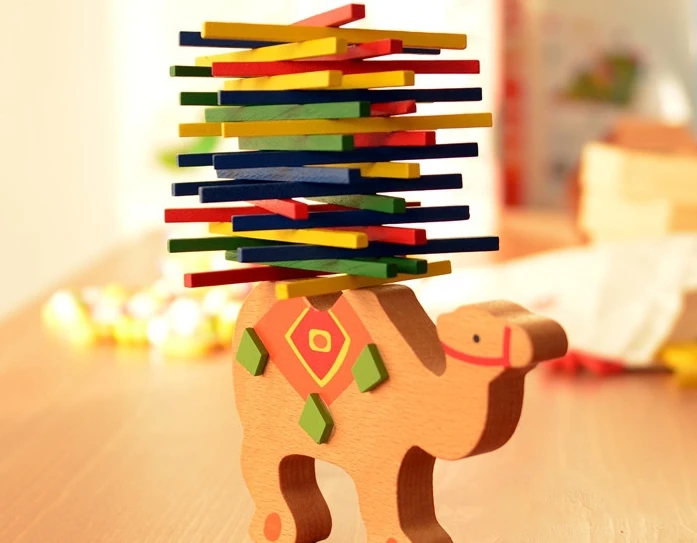 Color Animal Strip Block Balance Beam two options size 12cm*8cm | Игрушки и хобби