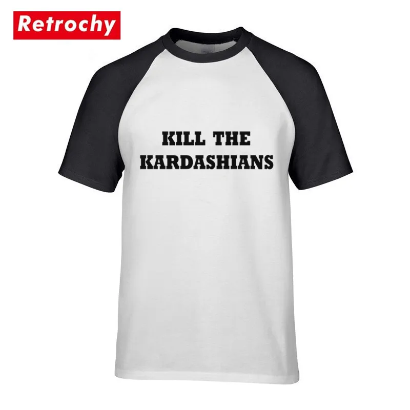 Kill The Kardashians/Новинка футболка из органического хлопка с коротким рукавом Мужская